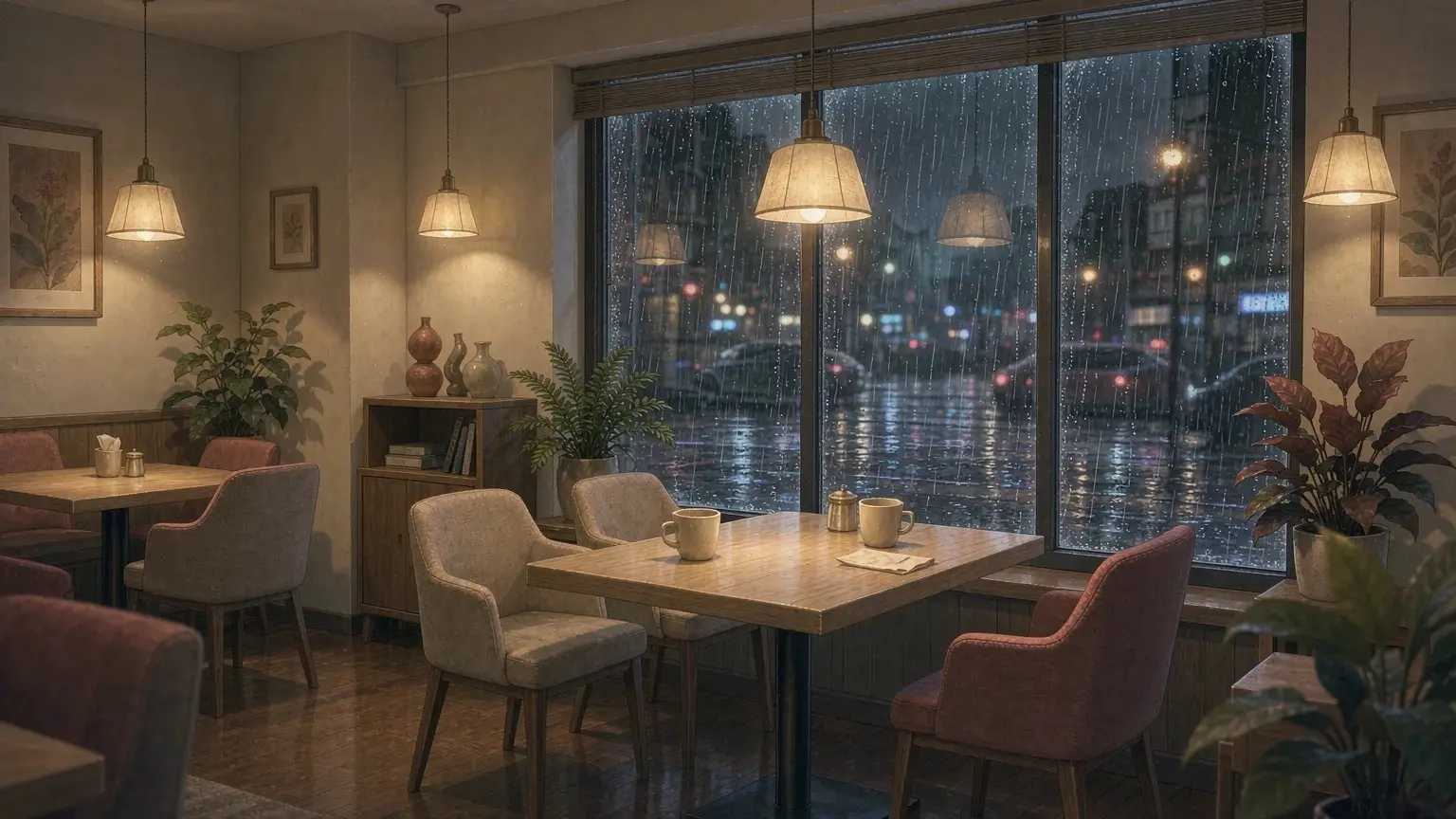 雨夜场景